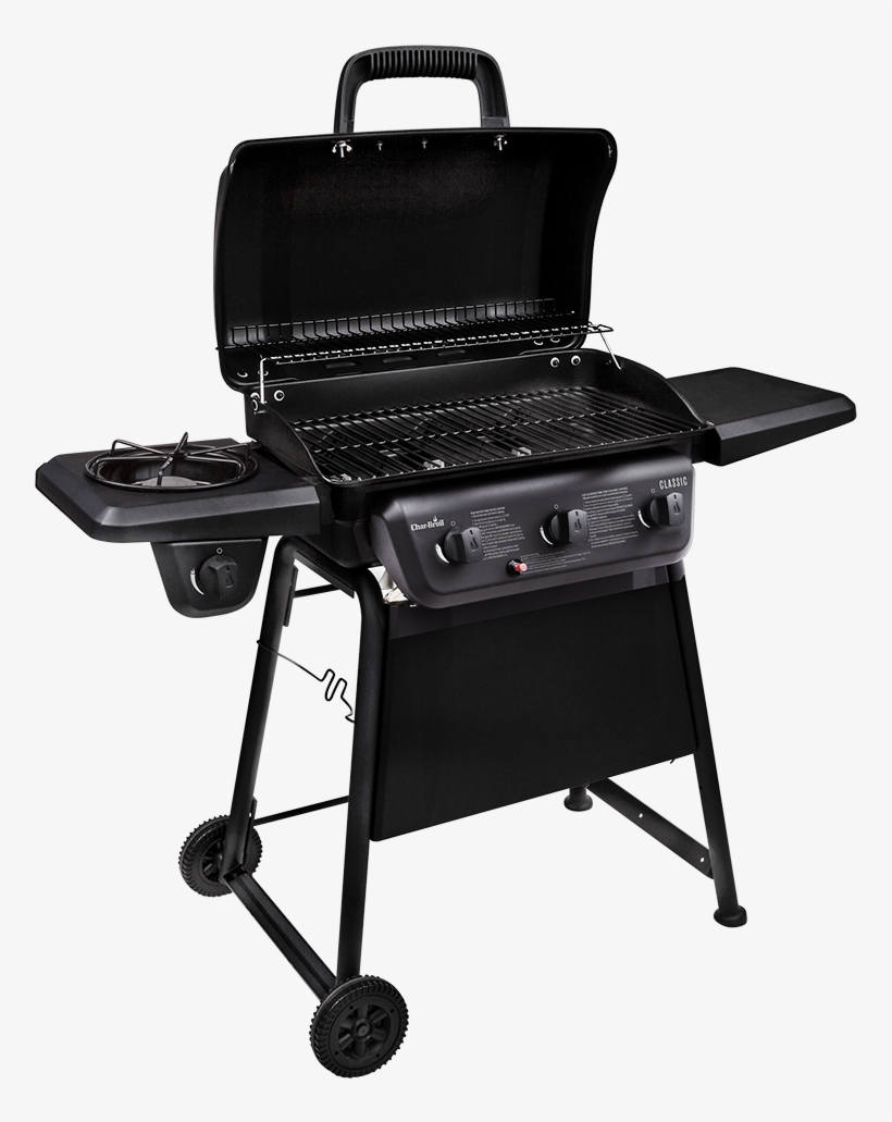 Char Broil Classic 3 Burner Gas Bbq Grill W/sideburner - Char Broil 2 Burner Gas Grill Classic, transparent png