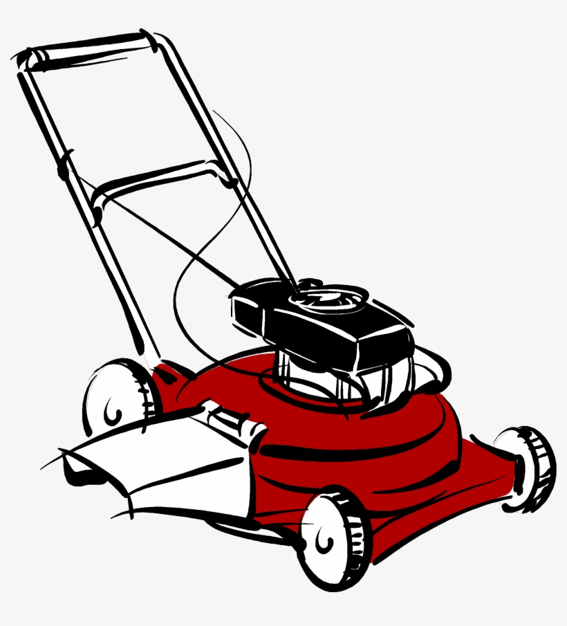 Png Peoria Youth Learn Jobs Skills In Lawn - Cartoon Push Lawn Mower, transparent png
