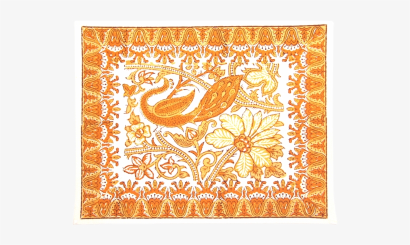 Oliviamarigoldplacemat - Motif, transparent png