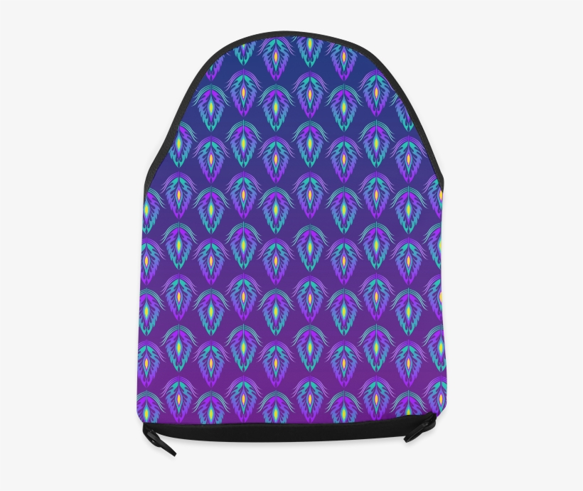 Peacock Feathers Pattern By Artformdesigns Crossbody - Laptop Bag, transparent png