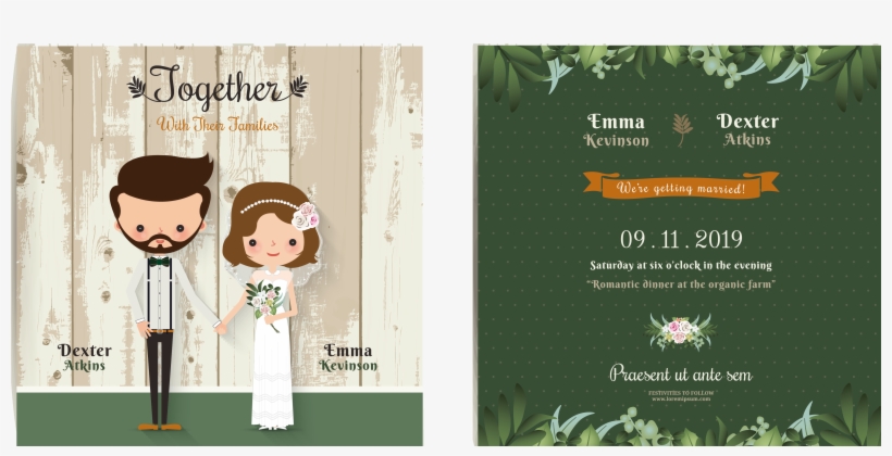 Vector Arch Border - Cartoon Wedding Vector Invitation, transparent png