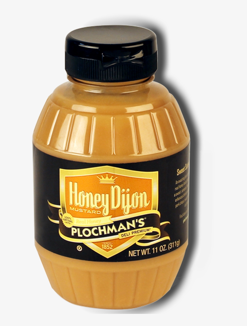 Plochman's Premium Honey Dijon Mustard Label - Bottle, transparent png