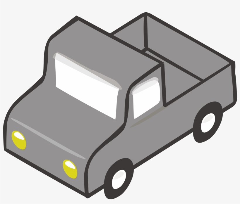 This Free Icons Png Design Of Isometric Gray Truck, transparent png