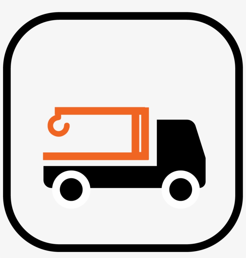 Truck Mounted Equipment - Canter Boom Truck Clip Art, transparent png
