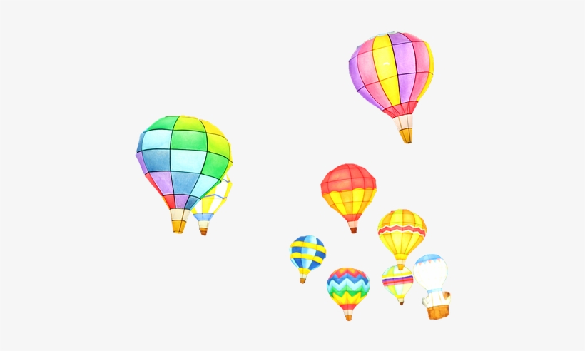 Night Sky Clipart Transparent - Hot Air Balloon, transparent png