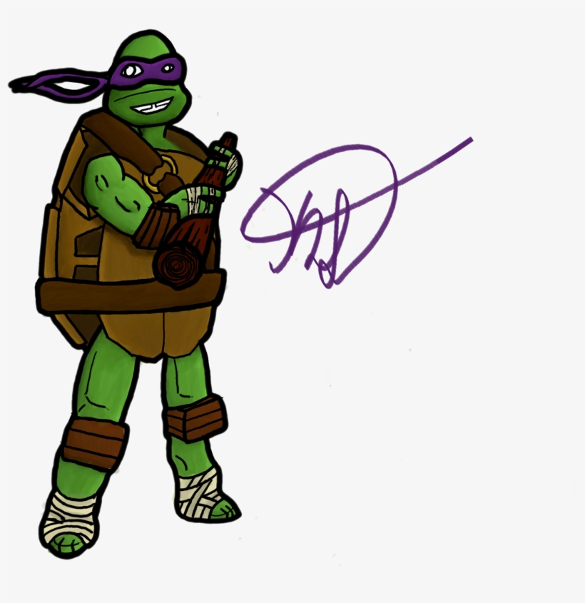 Donatello From Tmnt - Cartoon, transparent png