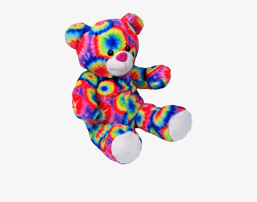 Skittles 8" Teddy Bear / L'ours - Multi Colored Teddy Bear, transparent png