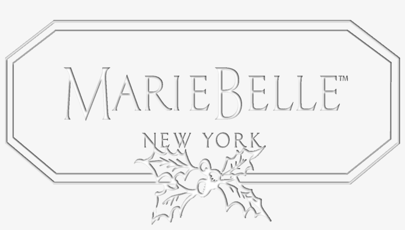 Mariebelle Logo White Inner Glow - Line Art, transparent png