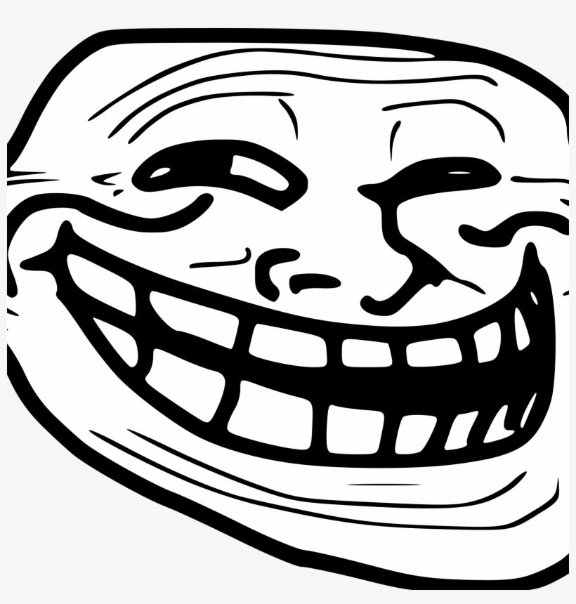 Bibbackgrounds Troll - Troll Face, transparent png