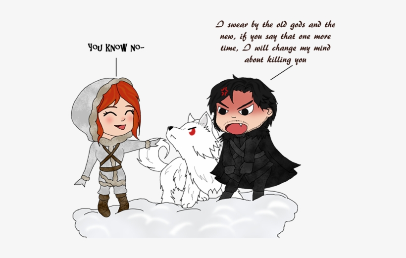 Jon Snow Clipart Chibi - Game Of Thrones Ghost Chibi, transparent png