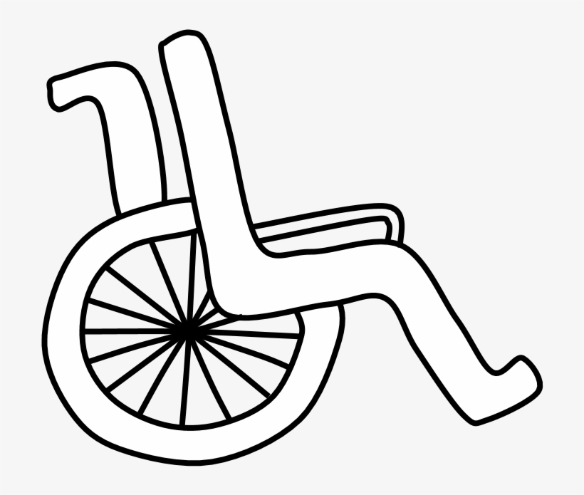 Wheelchair, Black And White, Fever, Png - Ashoka Chakra Drawings, transparent png
