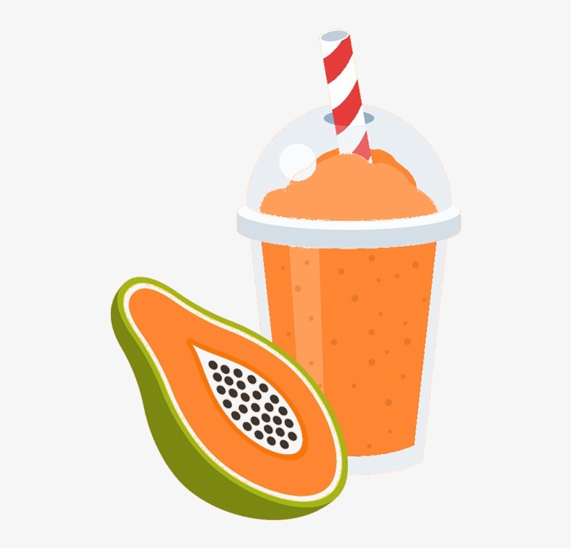 Papaya Shake, transparent png