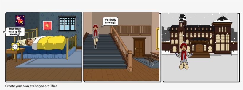 It's Snowing - Cartoon, transparent png