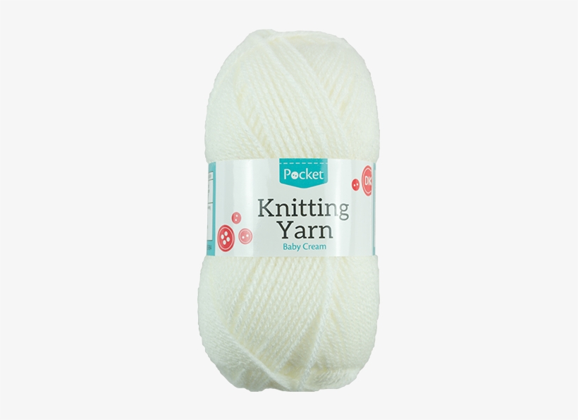 Baby Cream Knitting Yarn 50g - Thread, transparent png