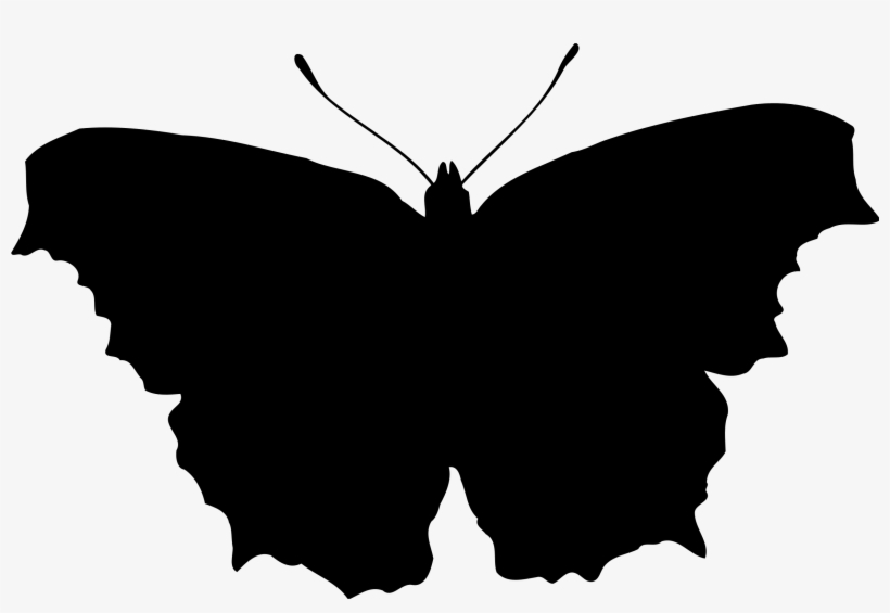 This Free Icons Png Design Of Butterfly Silhouette, transparent png