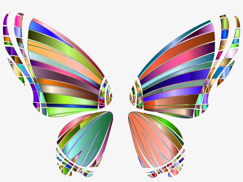 Rgb Butterfly Silhouette 10 5 No Background Icons Png, transparent png