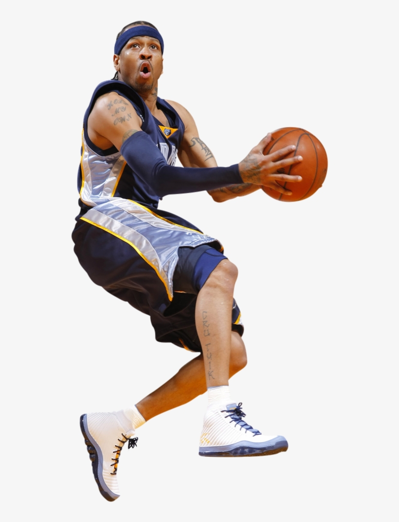 Allen Iverson Photo Iverson Zpstxvya6o3 - Slam Dunk, transparent png