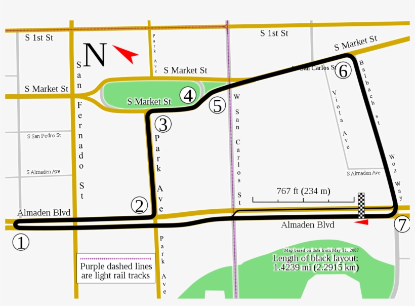 San Jose Grand Prix - San Jose Street Track, transparent png