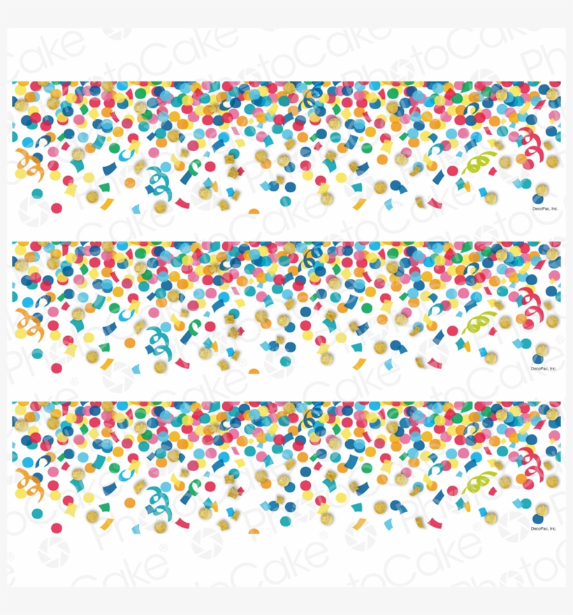 Party Confetti - Image Strips, transparent png