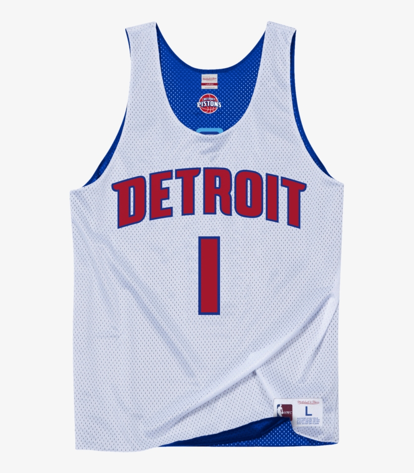 Mitchell & Ness "allen Iverson" Detroit/all Star Reversible - Vest, transparent png