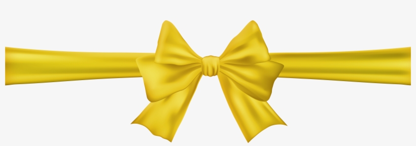View Full Size - Transparent Yellow Bow Png, transparent png