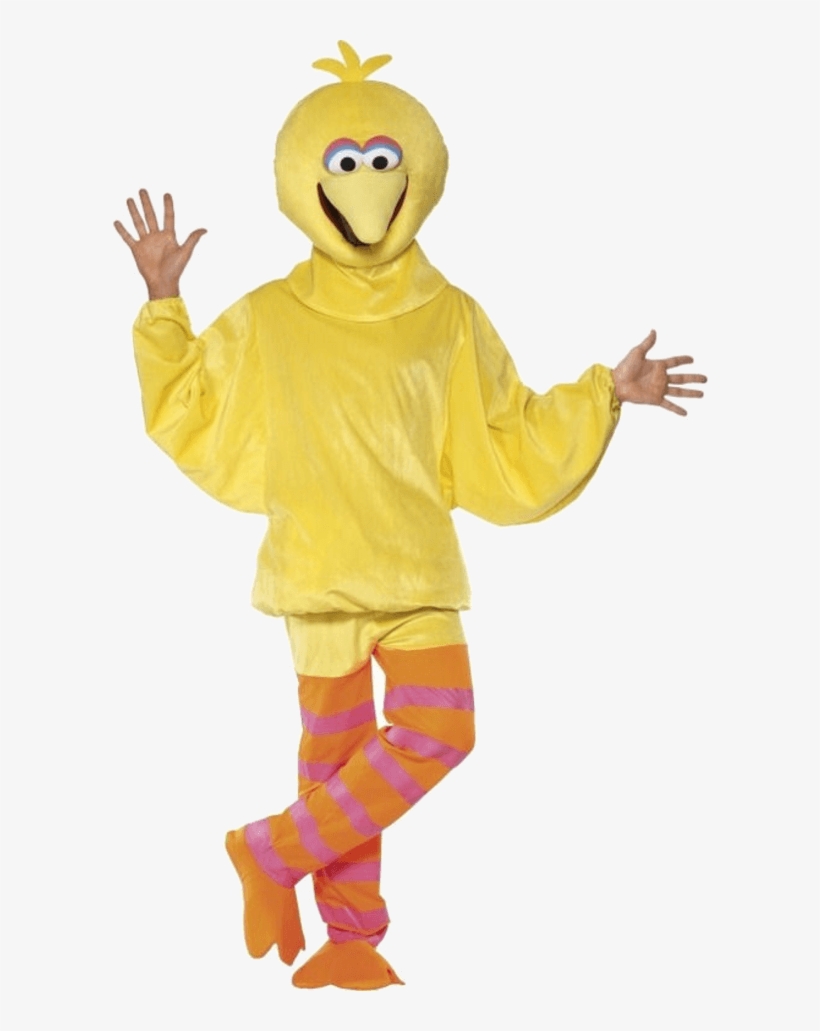 Adult Official Big Bird Costume - Big Bird Sesame Street Costume, transparent png