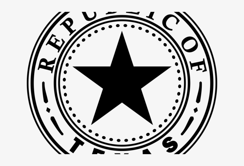 Texas Flag Clipart Vector - Republic Of Texas Seal, transparent png