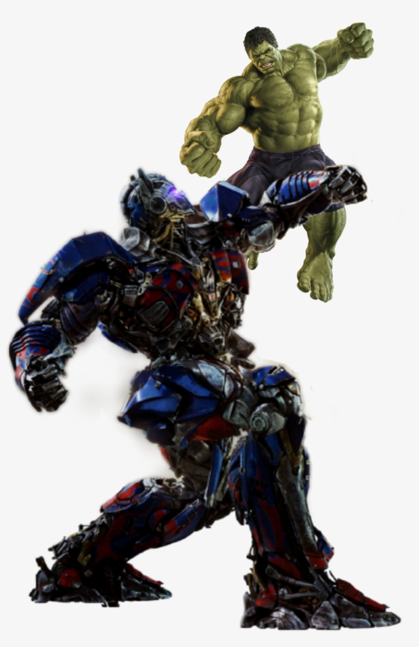 #optimus Prime Vs Hulk - Transparent Background Hulk Png, transparent png