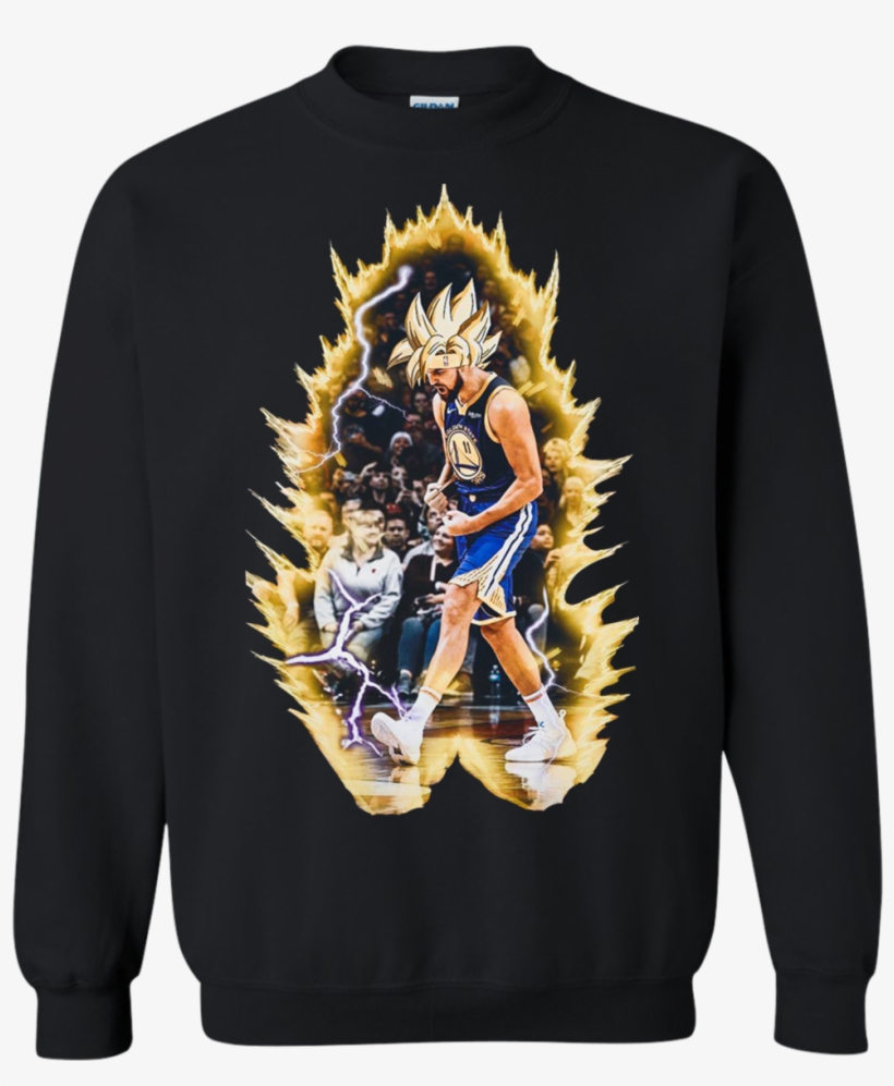 Klay Thompson Funny Goku Shirt Sweatshirt - Klay Thompson Super Saiyan, transparent png