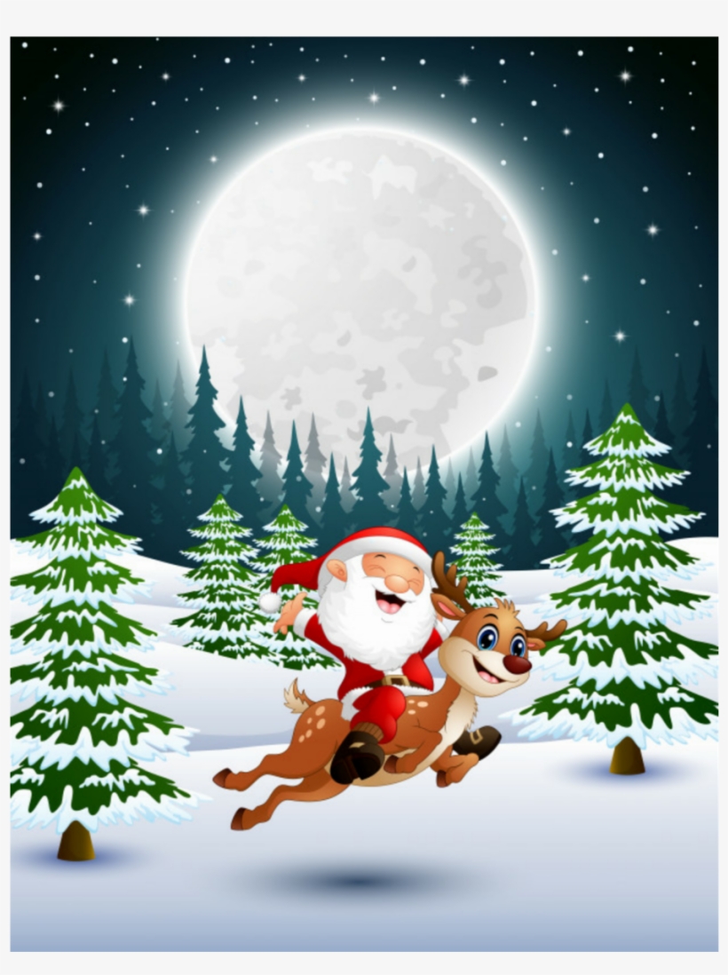 Report Abuse - Reindeer In Snow, transparent png