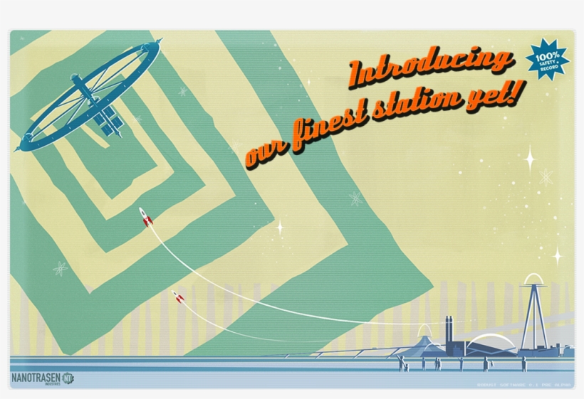 Space Station - Space Station 13 Poster, transparent png