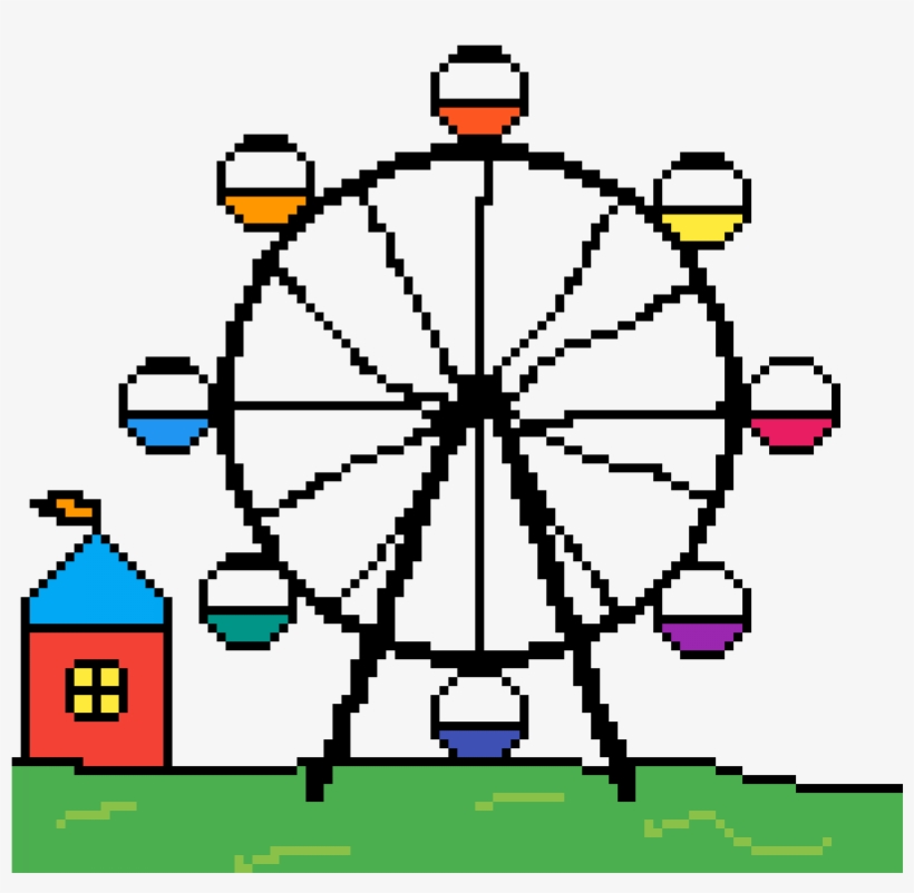 Ferris Wheel, transparent png