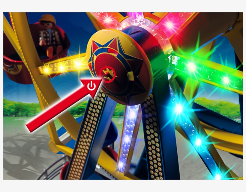 To Operate The Ferris Wheel Automatically, Upgrade - Geobra Brandstätter Playmobil Summer Fun, transparent png