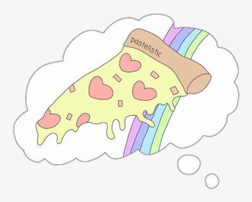 Rainbow Thinking Tumblr Dreams Sadness Girls Ⓒ - Cartoon, transparent png