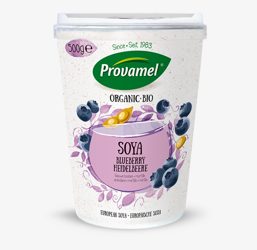 Soya With Blueberry Alternative To Yogurt Provamel 545x719 PNG