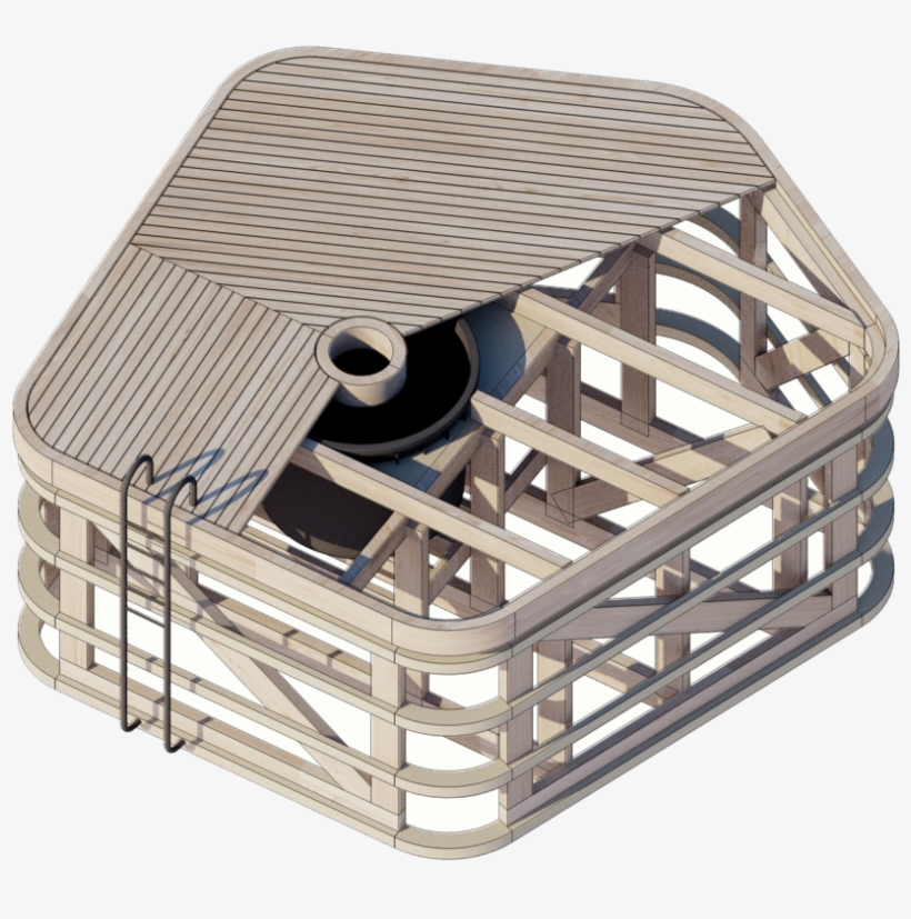 Construction Axo - Copenhagen Floating Islands, transparent png