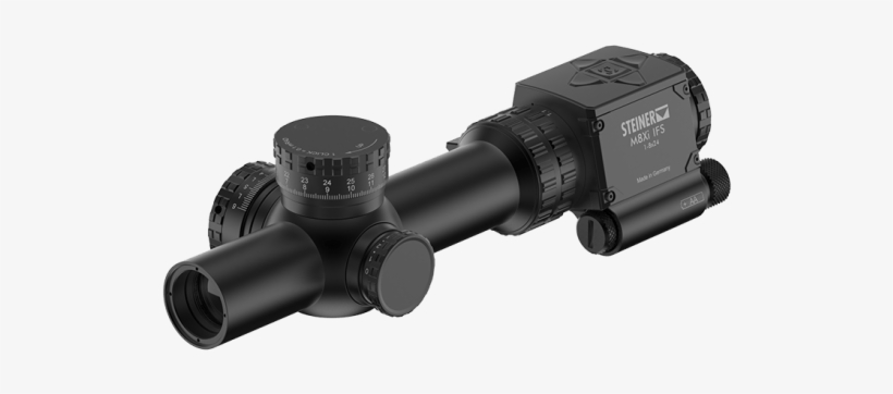 Steiner M8xi Ifs 1-8x24 G2b Mil Dot Ifs Reticle - M7xi Ifs, transparent png