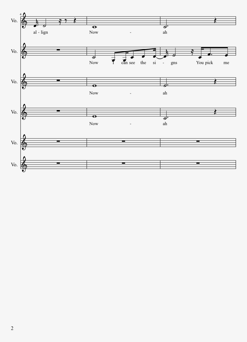 Shine Like Rainbows Sheet Music 2 Of 15 Pages - Music Sheet For Piano Shine Like Rainbows, transparent png