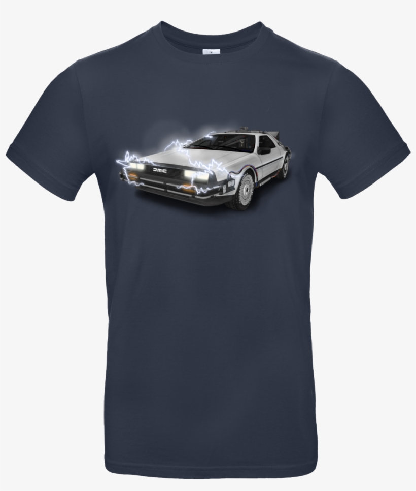Delorean T-shirt B&c Exact - Doctorbenx, transparent png