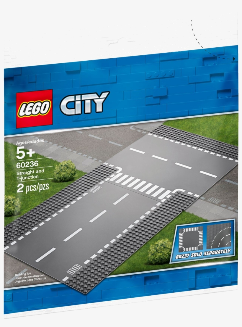 60236 Straight And T-junction - Lego 60236, transparent png