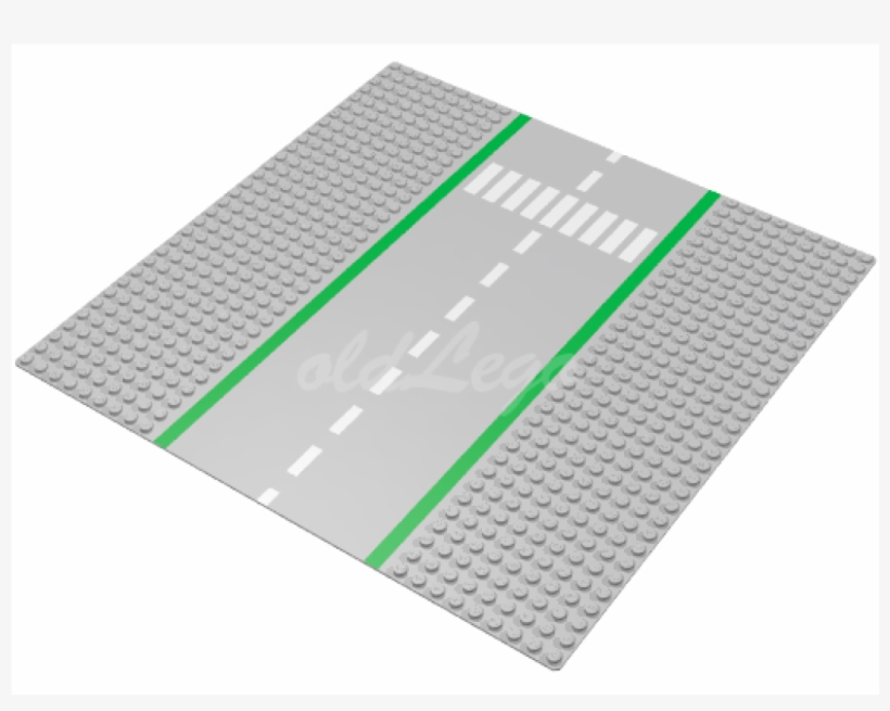 Baseplate, Road 32 X 32 9-stud Straight With Road And - Parallel, transparent png