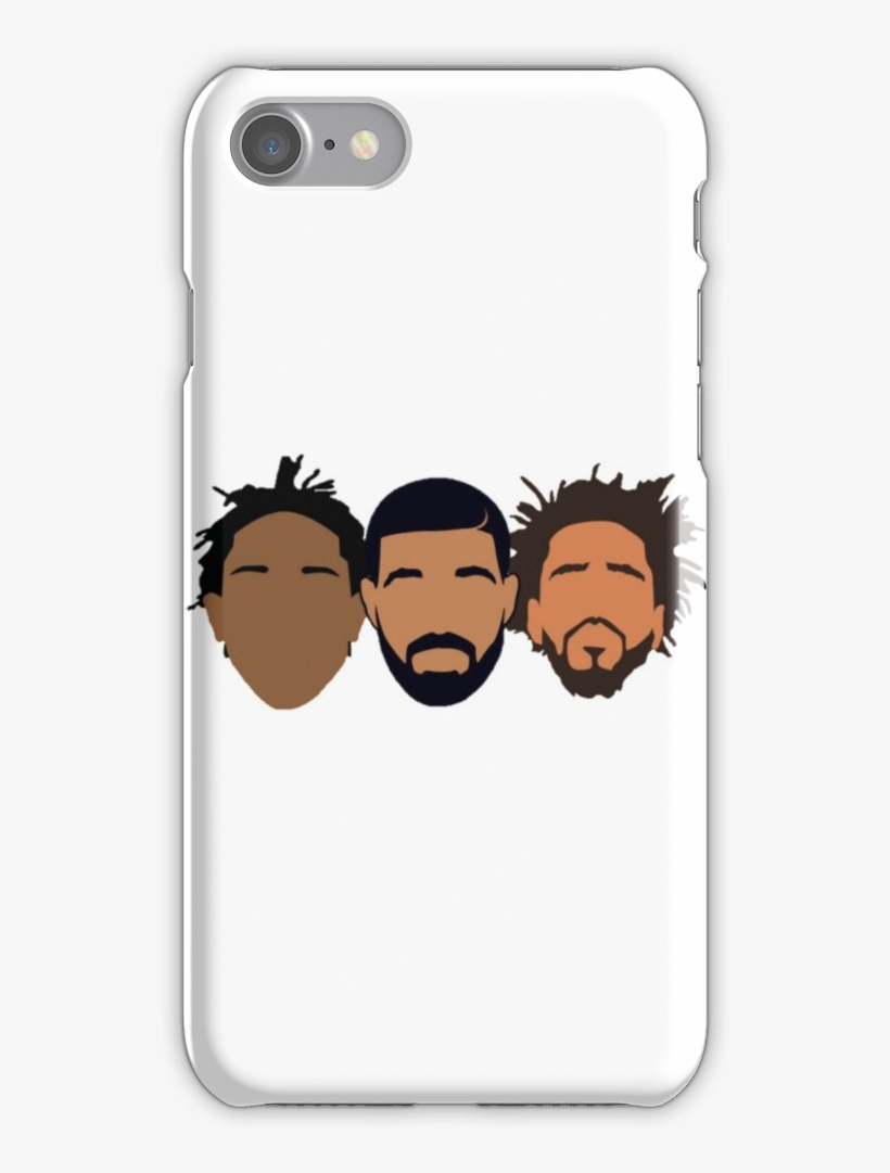Drake, J Cole, Kendrick Lamar Iphone 7 Snap Case - Kendrick Drake J Cole Shirt, transparent png