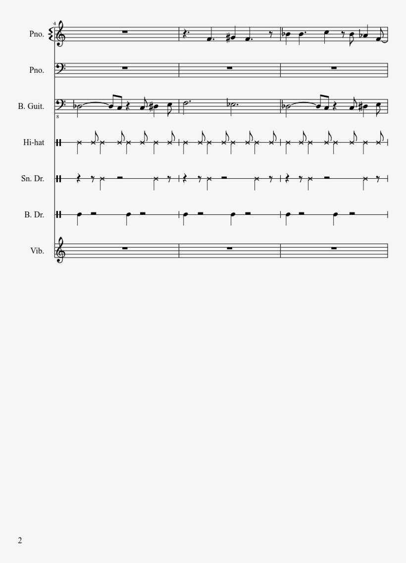 Ace Of Spades Sheet Music 2 Of 15 Pages - Sheet Music, transparent png