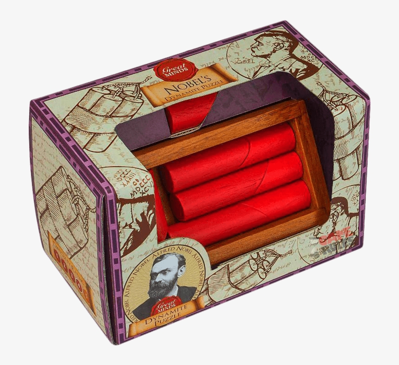 Greatminds Nobelsdynamite Box - Great Minds Nobel's Dynamite Puzzle, transparent png