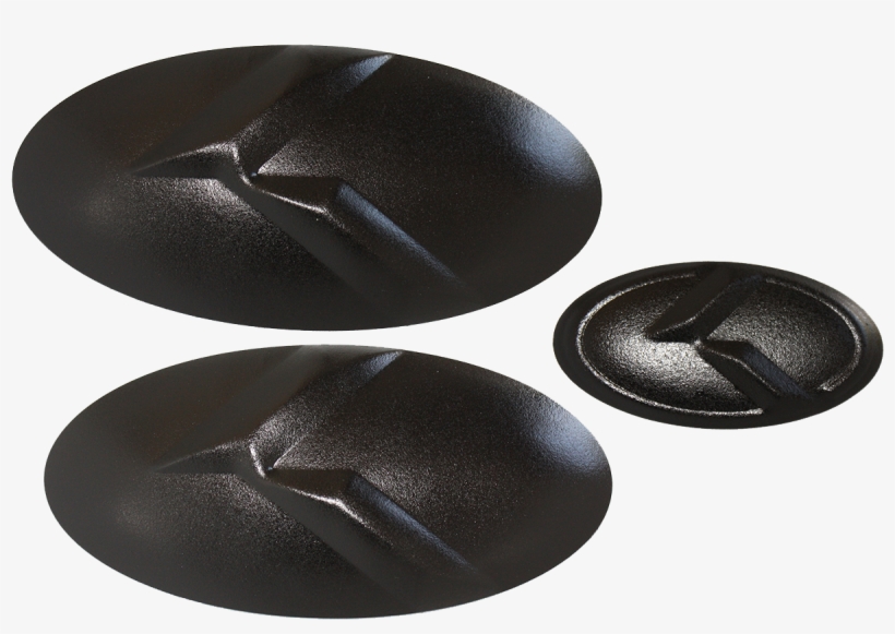 Solid Matte Black Metal Skin Overlay K Emblems For - Mouse, transparent png