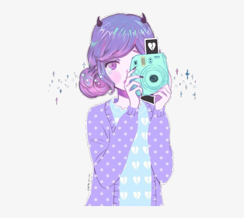 Resultado De Imagem Para Kawaii Pastel Png - Pastel Hair Anime Girl, transparent png