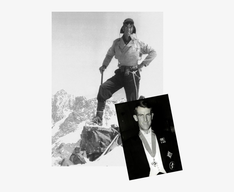 For The Last 63 Years Hillary Has Been A Household - Sir Edmund Hillary And The Queen, transparent png