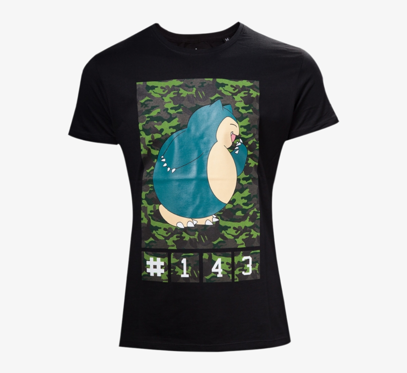 Snorlax Black Men's T-shirt - Jellyfish, transparent png