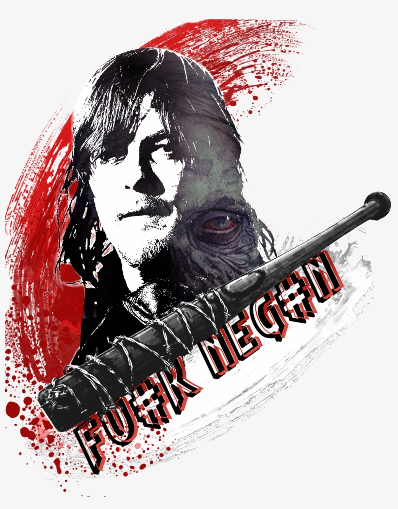 Fuck Negan, transparent png