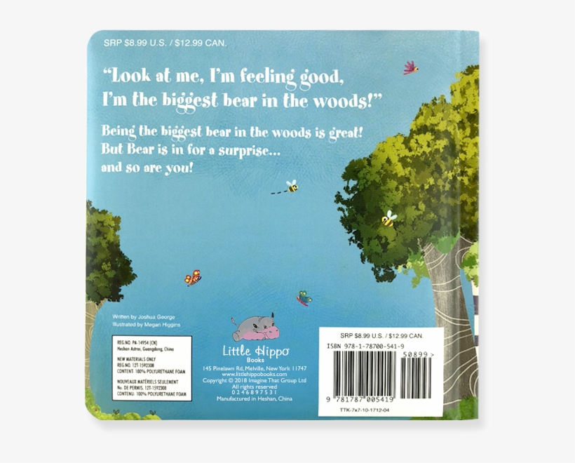 Little Hippo Books Biggest Bear Woods Children's Book - Tree, transparent png